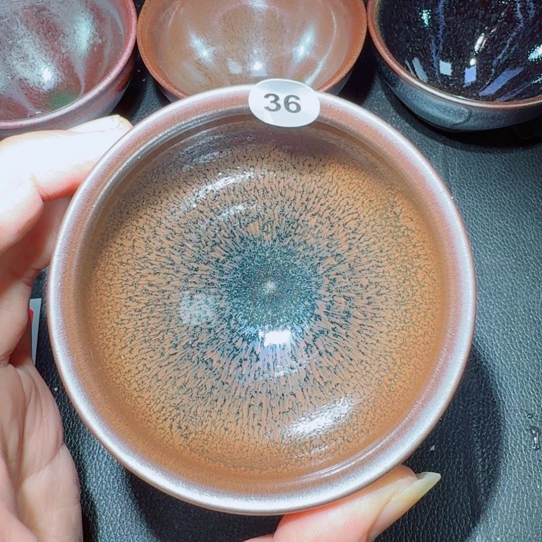 广***地摆件古时茶器建窑建盏36