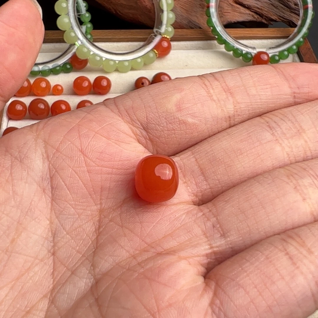 南红玛瑙未镶嵌珠宝奇石10.5mm999