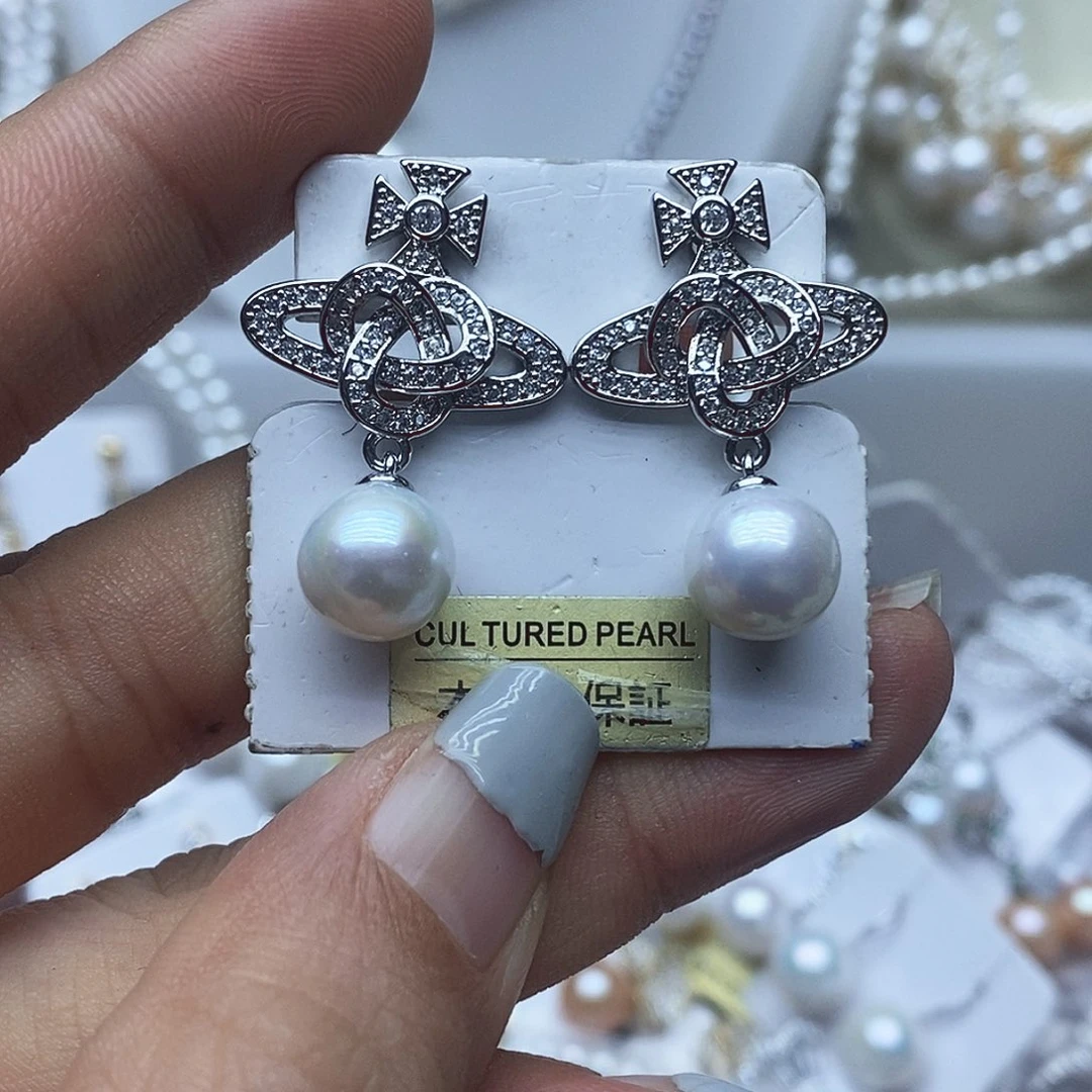 耳钉淡水珍珠未镶嵌