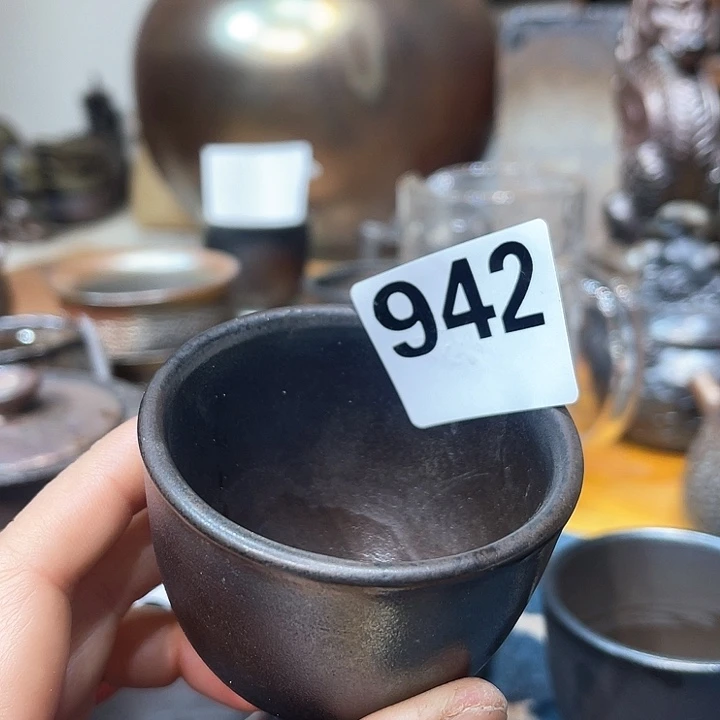 杯高温柴烧陶泥主人杯