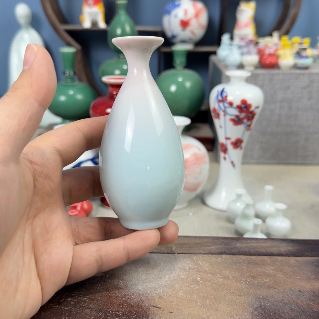 陶瓷手工小花器摆件