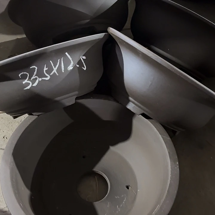 花盆紫砂100-5。 33.5-12.5。