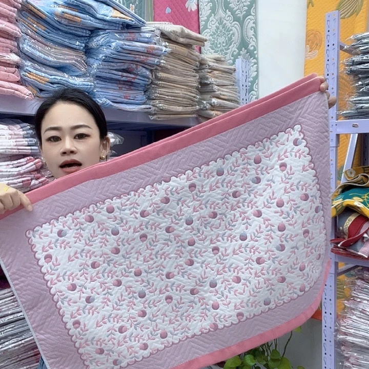 棉粉色小樱桃纯棉