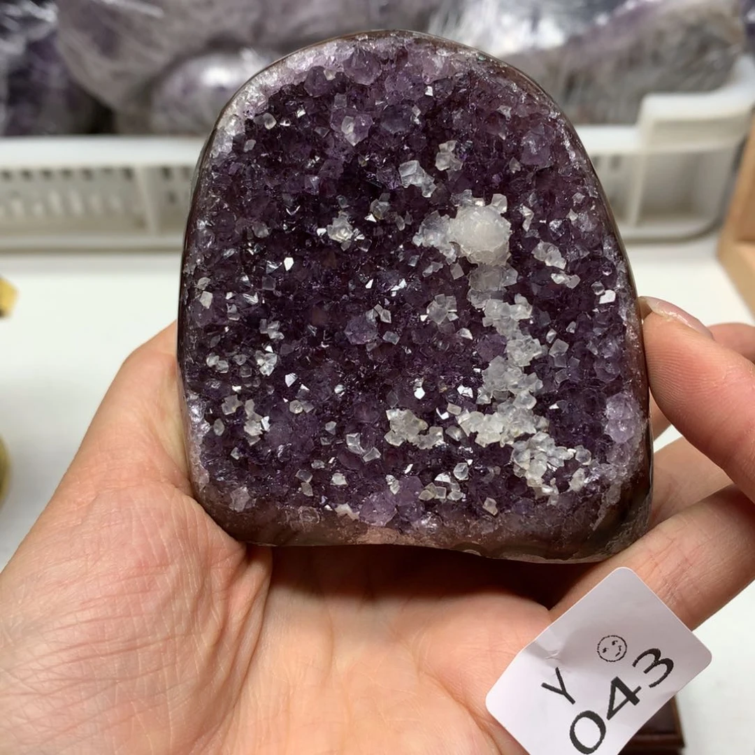 未镶嵌摆件紫晶水晶