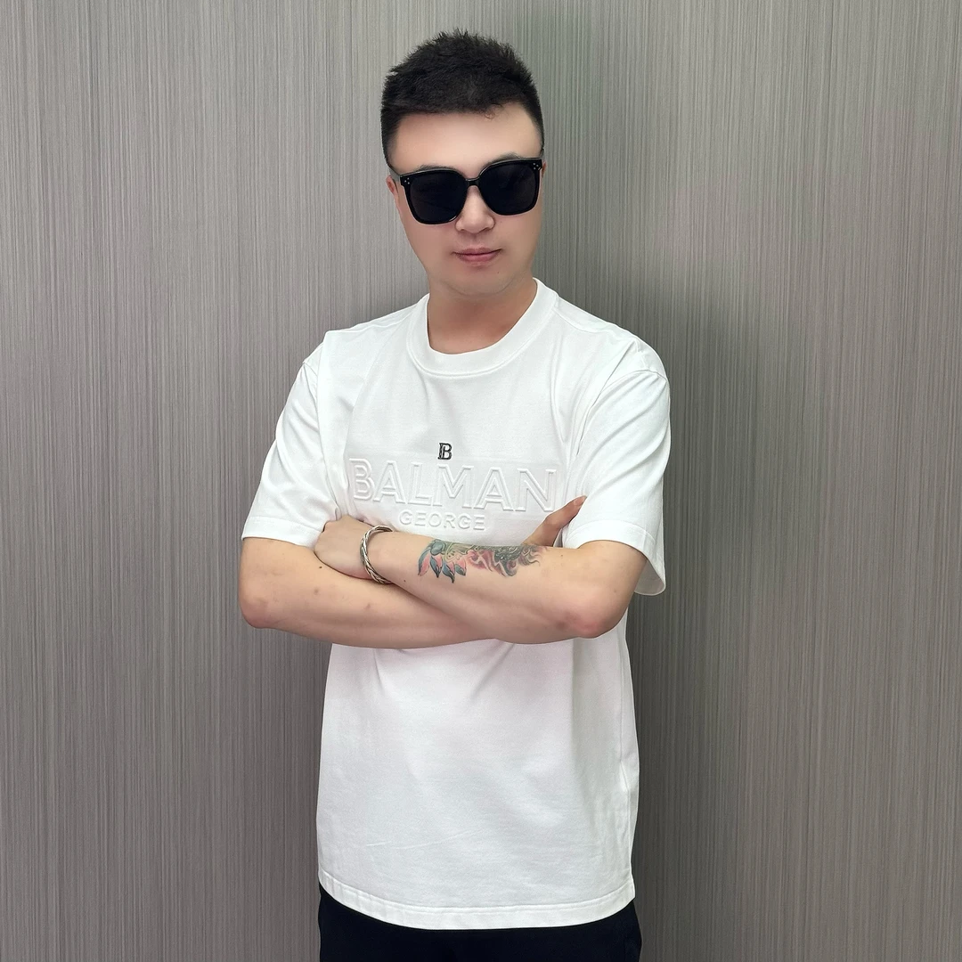 【7120】早秋新款 男士 圆领百搭 透气舒适 时尚休闲 微阔半袖