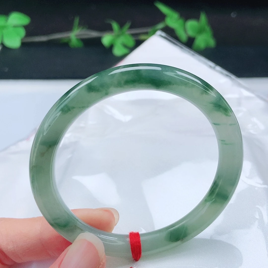 未镶嵌手镯（圆镯）翡翠53圆