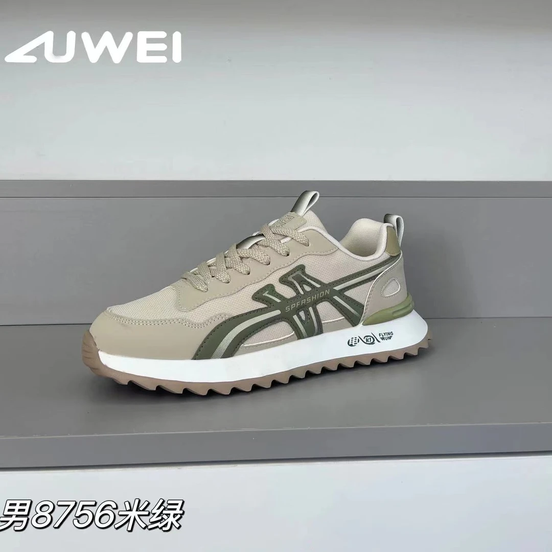 L-W品牌正品8756秋款福利发泡橡塑超轻防滑底跑步鞋阿甘鞋男