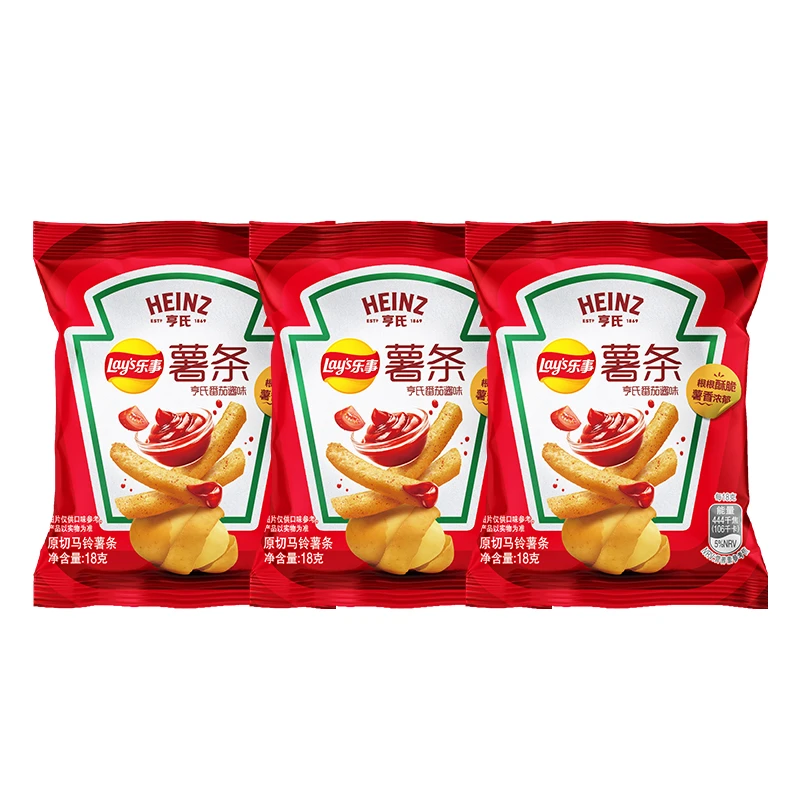 乐事真脆薯条番茄味18克*3包