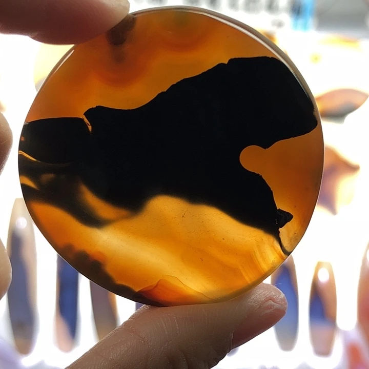 查罗石未镶嵌珠宝半成品62霞