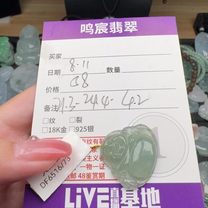 翡翠未镶嵌颈饰翡翠