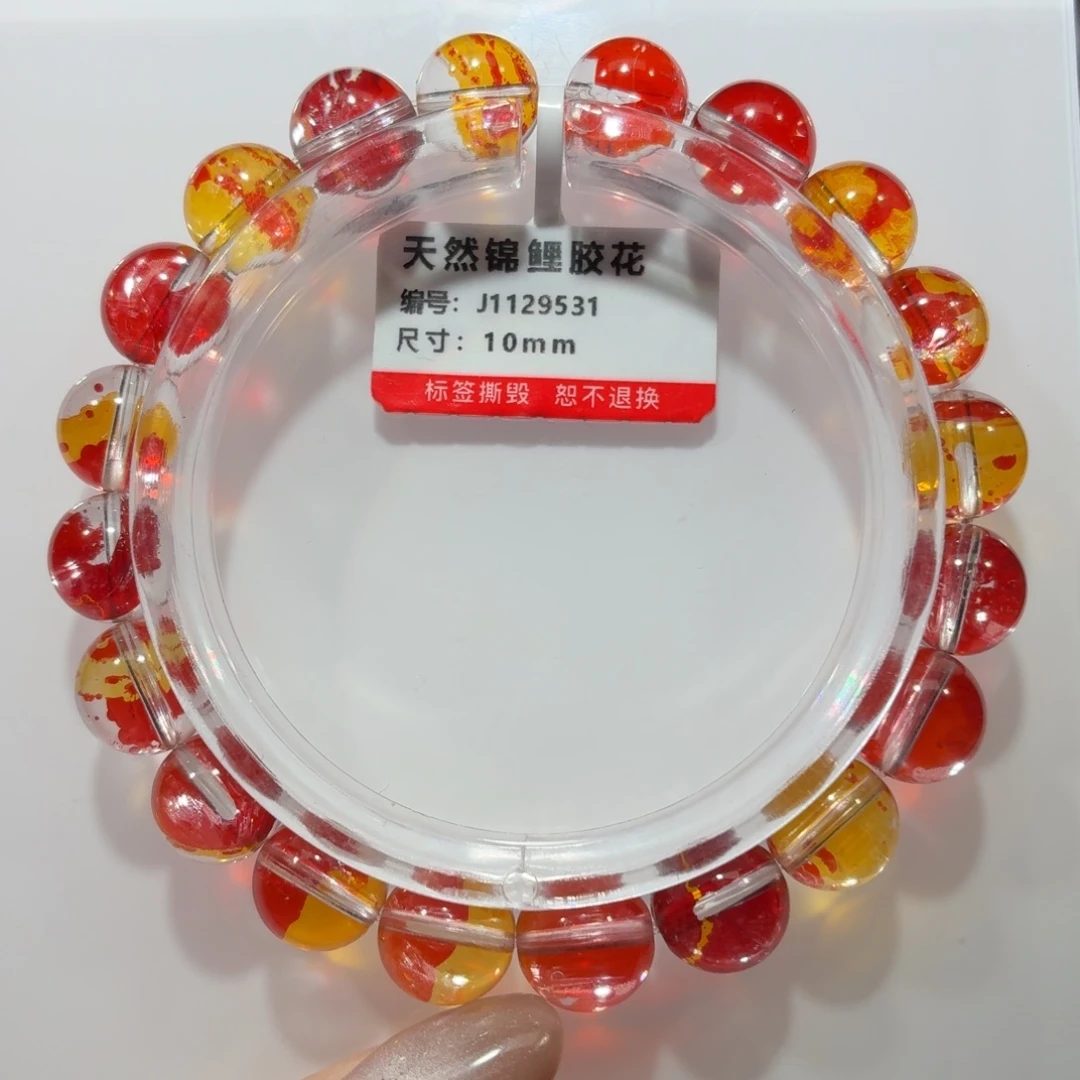 手链未镶嵌水晶锦鲤胶花手链