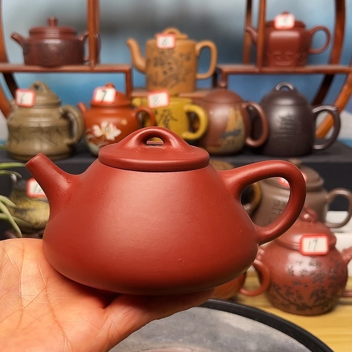 紫砂茶壶微瑕不带证书礼盒200cc