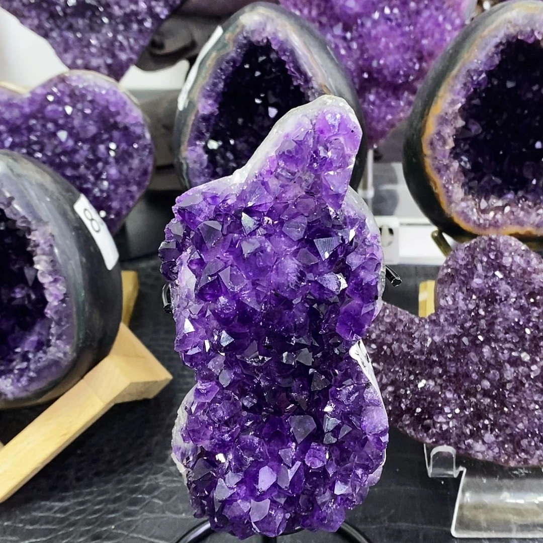 未镶嵌大型摆件（非配饰）紫晶紫水晶038