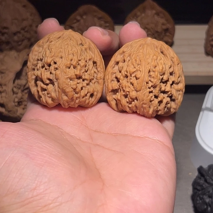 吊坠文玩核桃39.5南疆对龟默认有黄