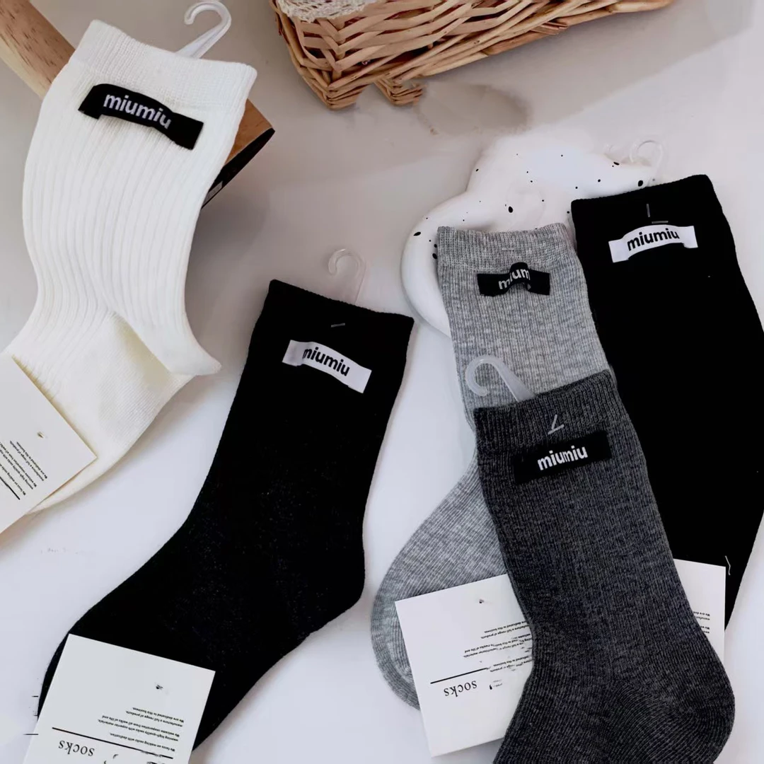 【无骨缝合】女童韩系百搭潮流抗起球精梳棉饰品袜