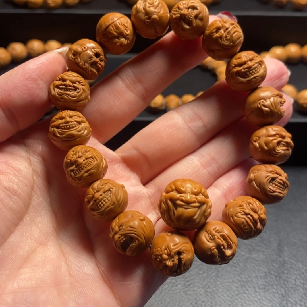 猴头核桃手串M**i手工山鬼恶僧高货+单粒