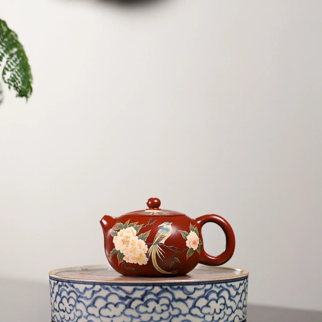 【品名】西施【容量】200CC【泥料】原矿大红袍【作者】杨军保作品