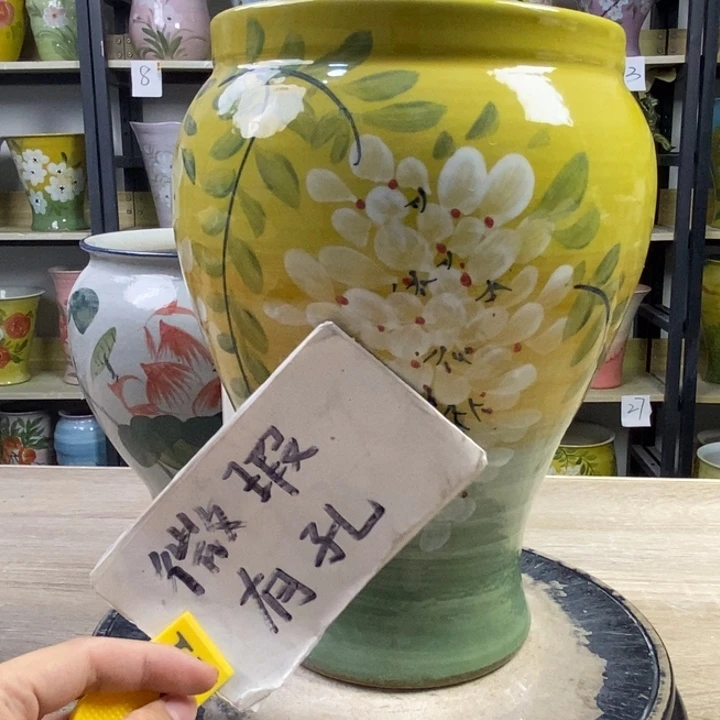 景德镇高温陶瓷花盆