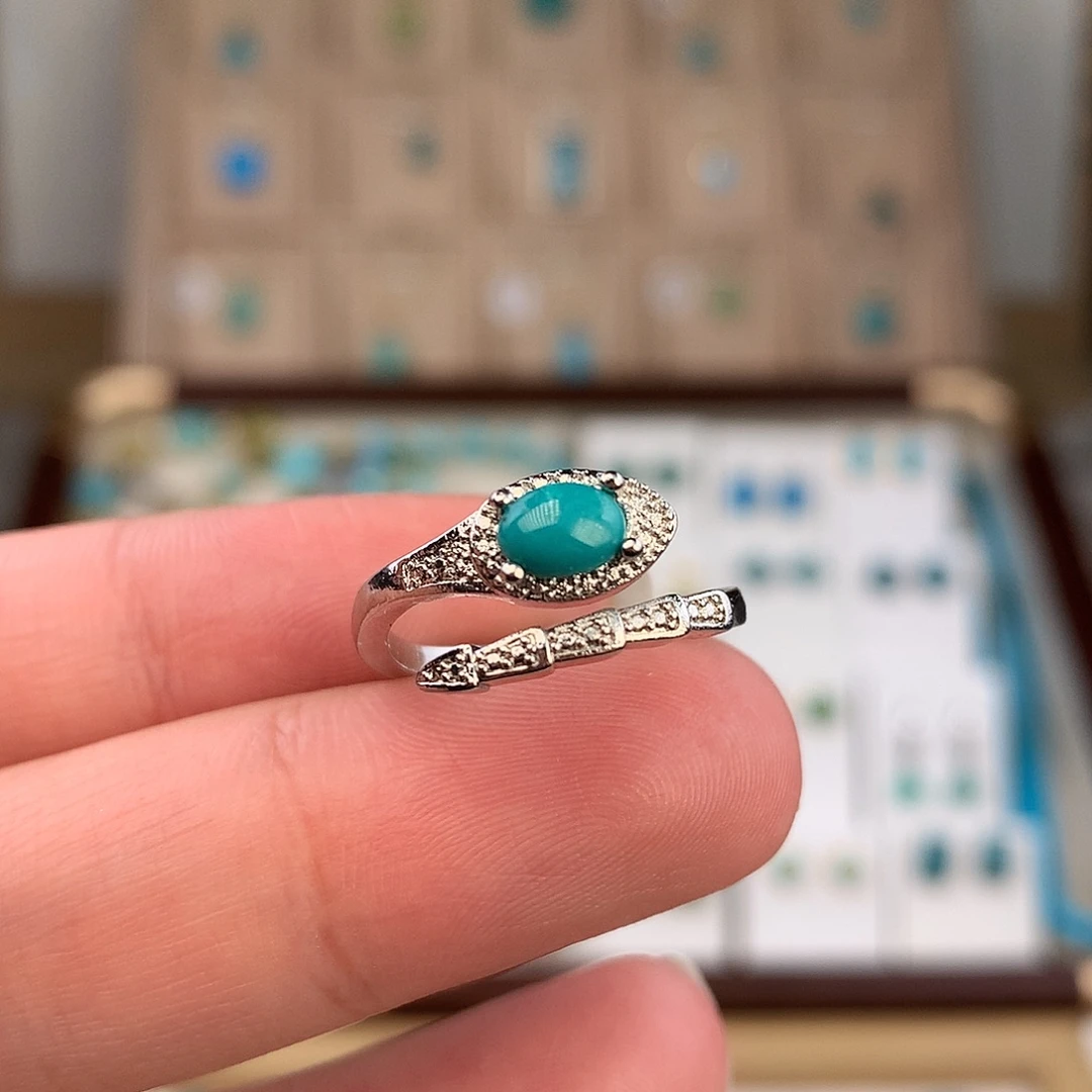 绿松石未镶嵌戒指