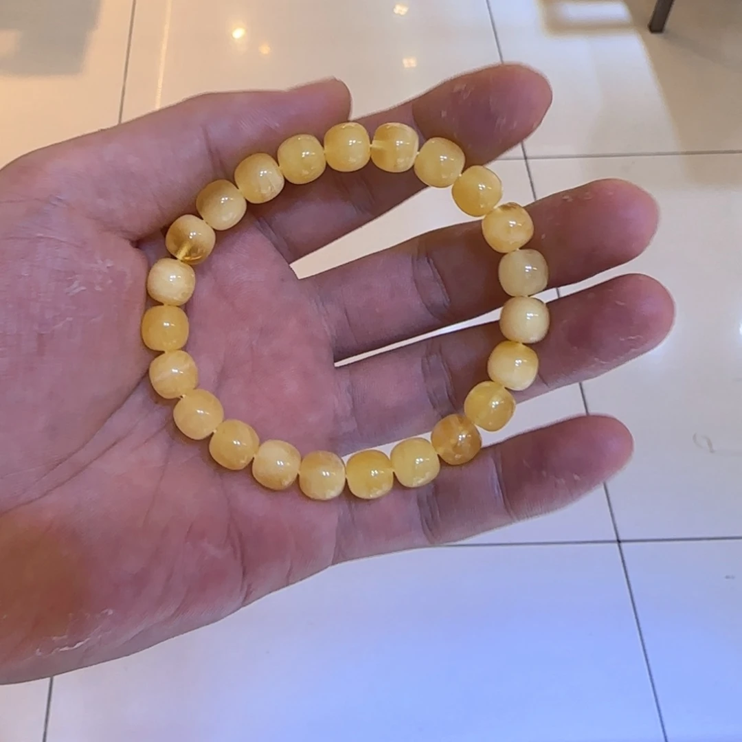 未镶嵌琥珀手链蜜蜡