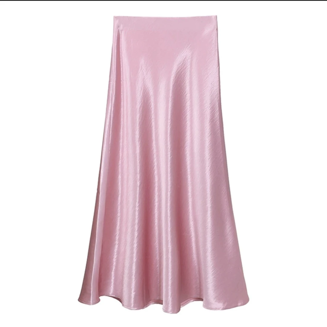 春夏新款高级气质醋酸缎面鱼尾半身裙修身显瘦中长款醋酸半身裙