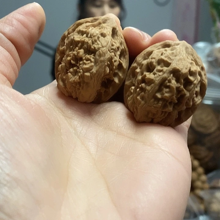 把件文玩核桃34红锦鲤
