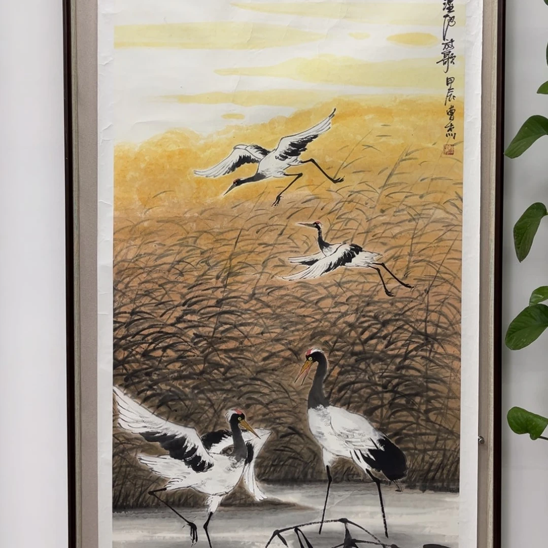 国画艺术家真人手绘