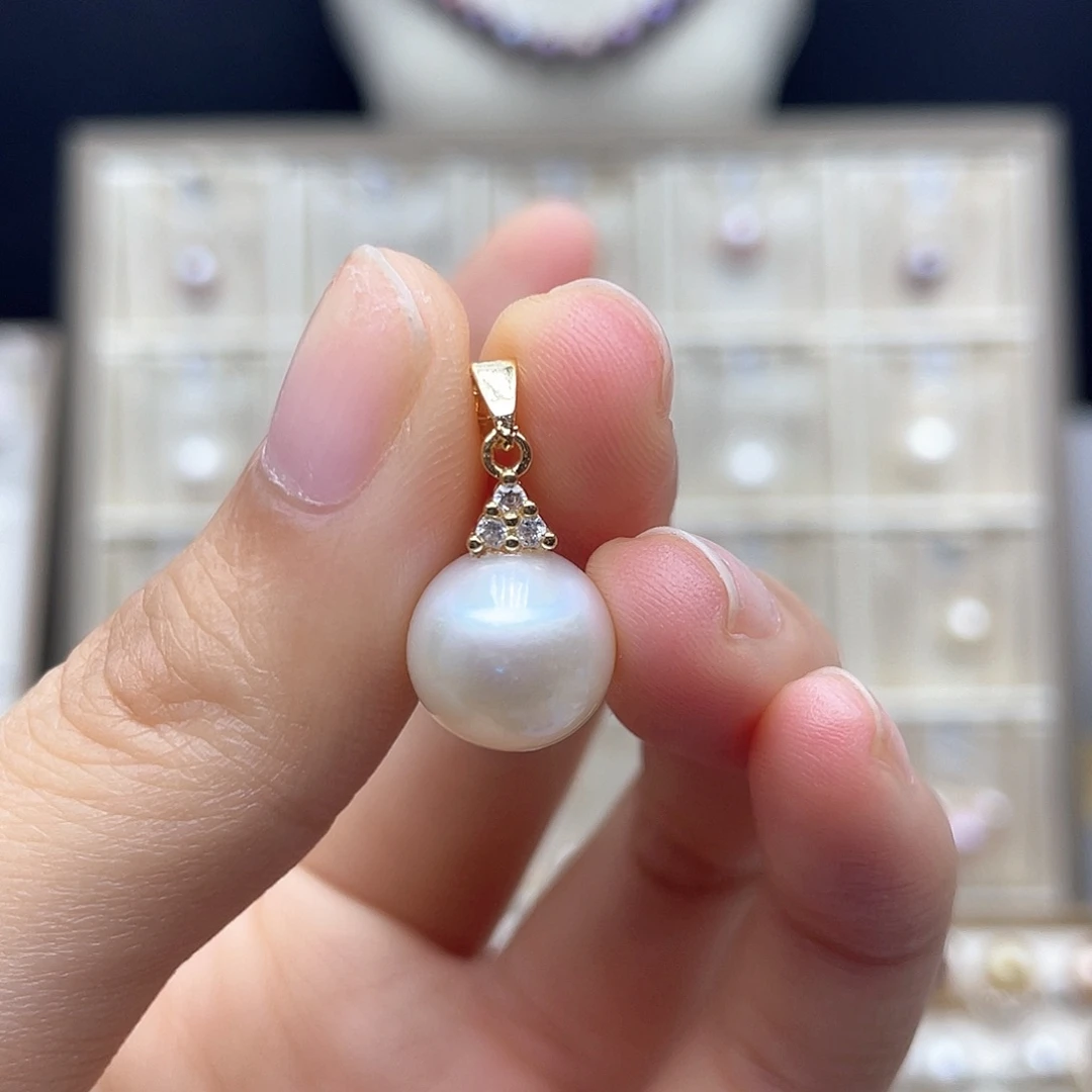 颈饰合金淡水珍珠