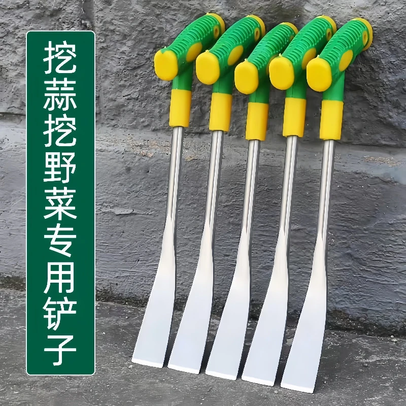 菜园花园常用版本塑胶把手猛钢镀锌防锈铲园艺种花其他手部防护铲
