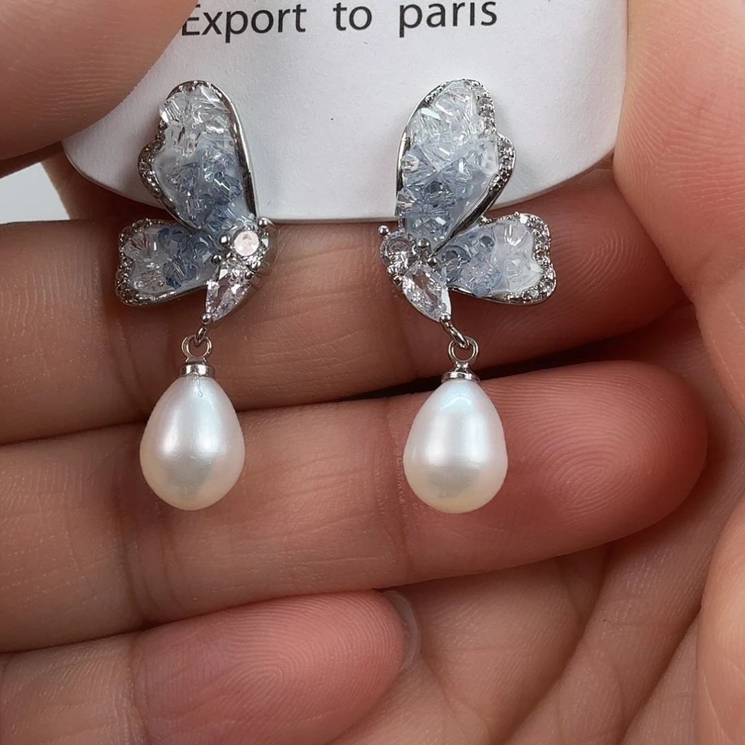 未镶嵌淡水珍珠耳饰