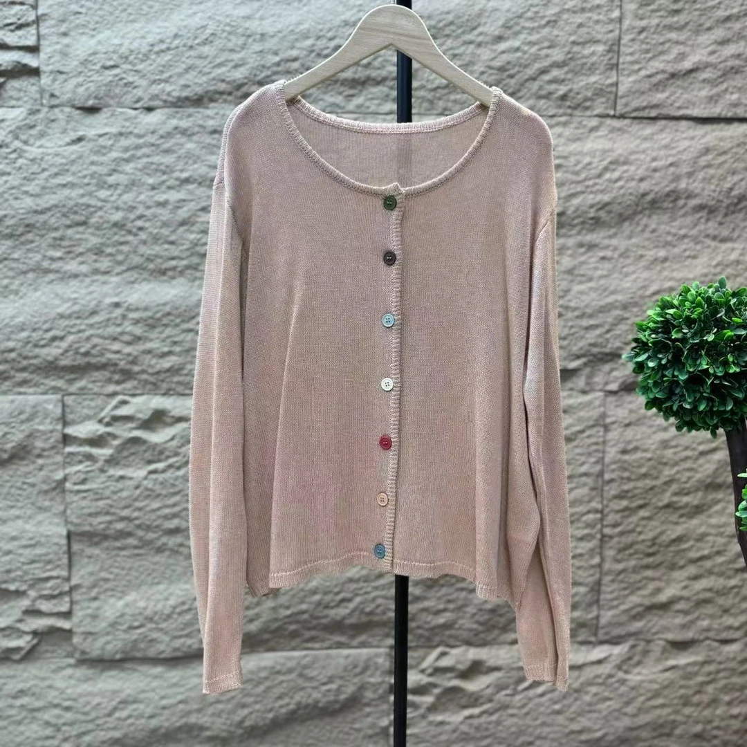 10469新款春秋休闲减龄简约宽松上衣T恤