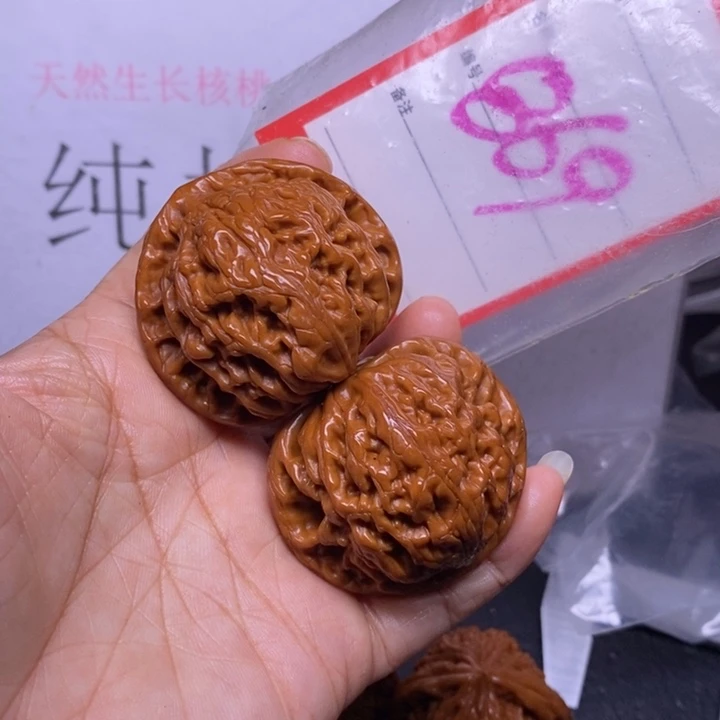 文玩核桃把件灬*白869，45玄武