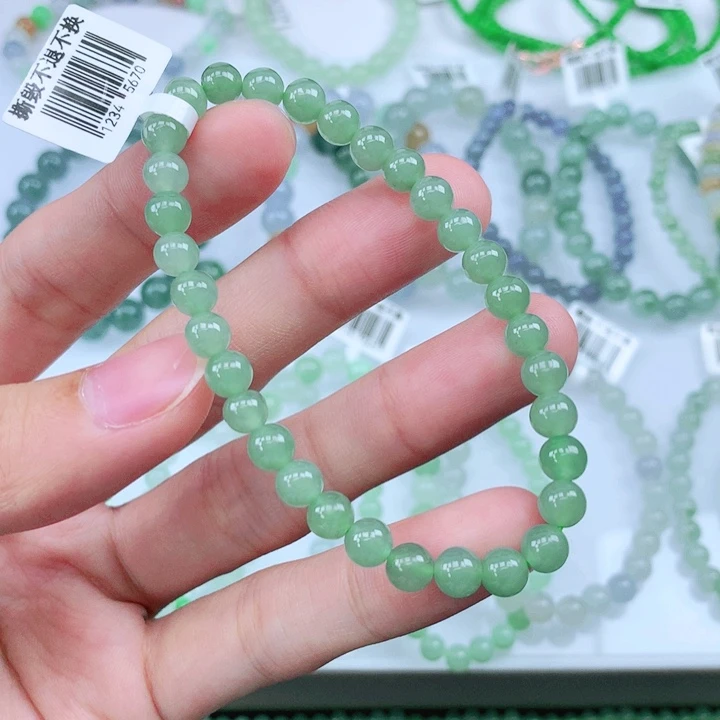 未镶嵌手链翡翠翡翠