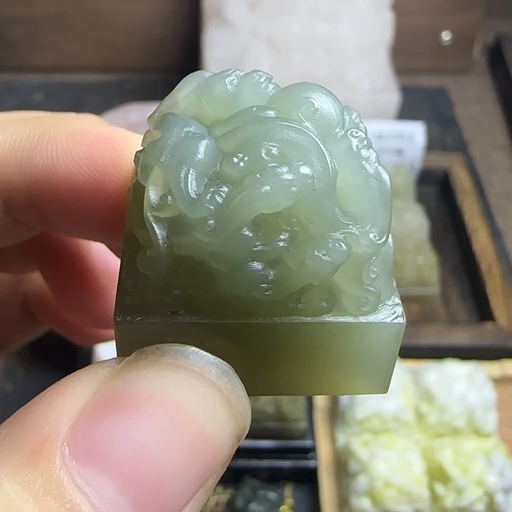 昌化石印石定制开洞