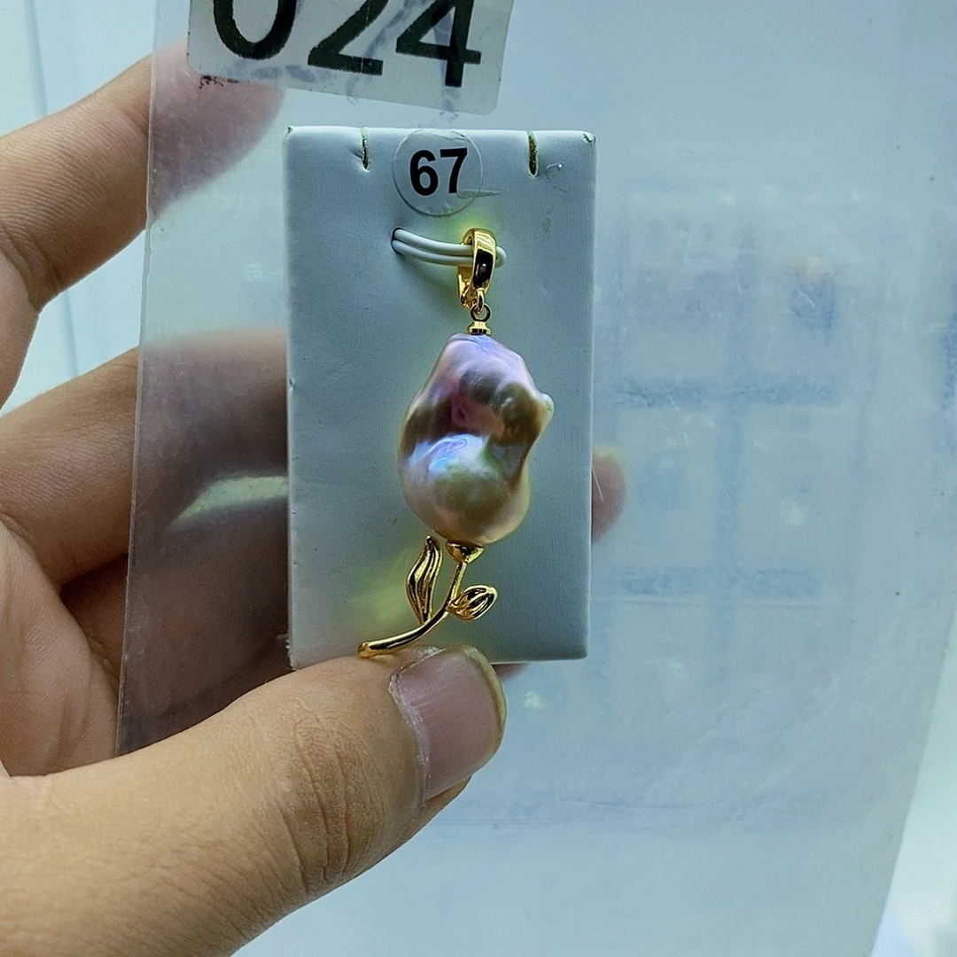 颈饰合金淡水珍珠