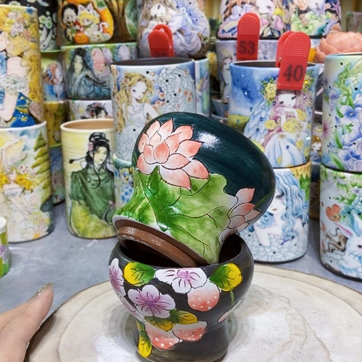 景德镇艺术手绘作品