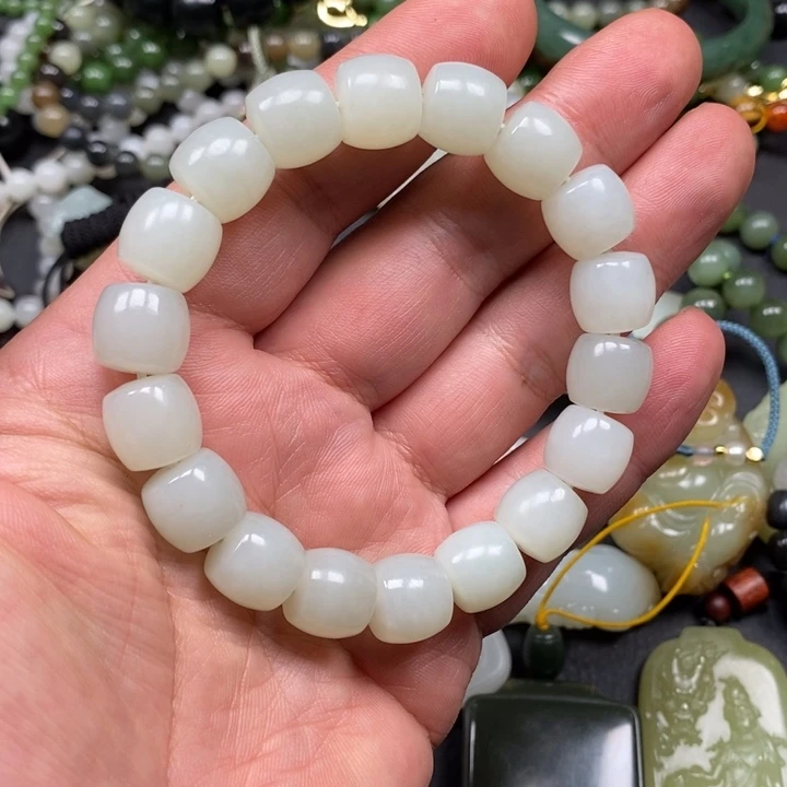 和田玉未镶嵌套链