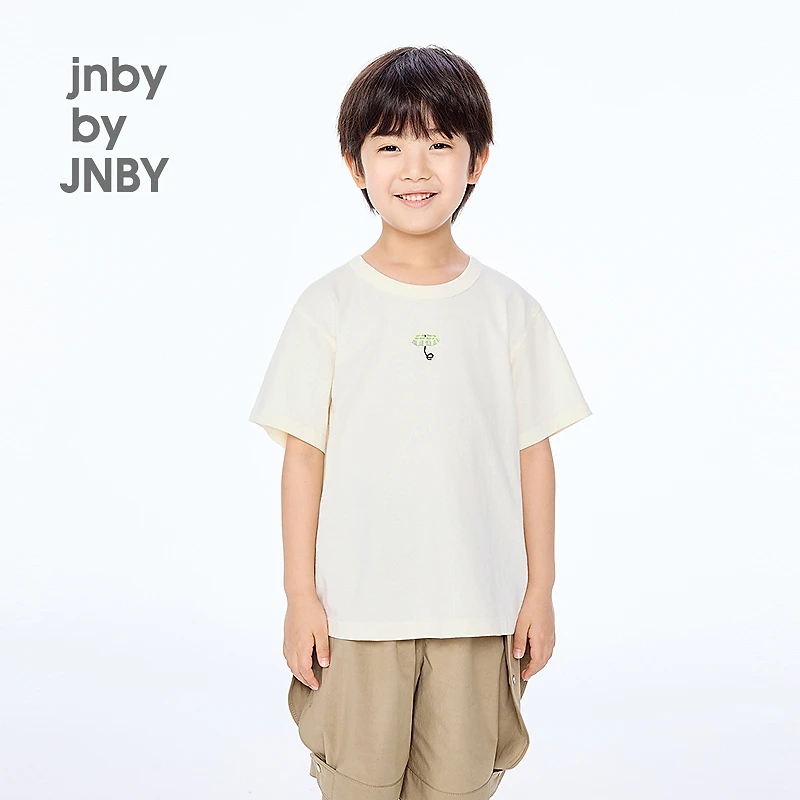 新款江南布衣童装宽松圆领短袖T恤25秋男女童1P7111460