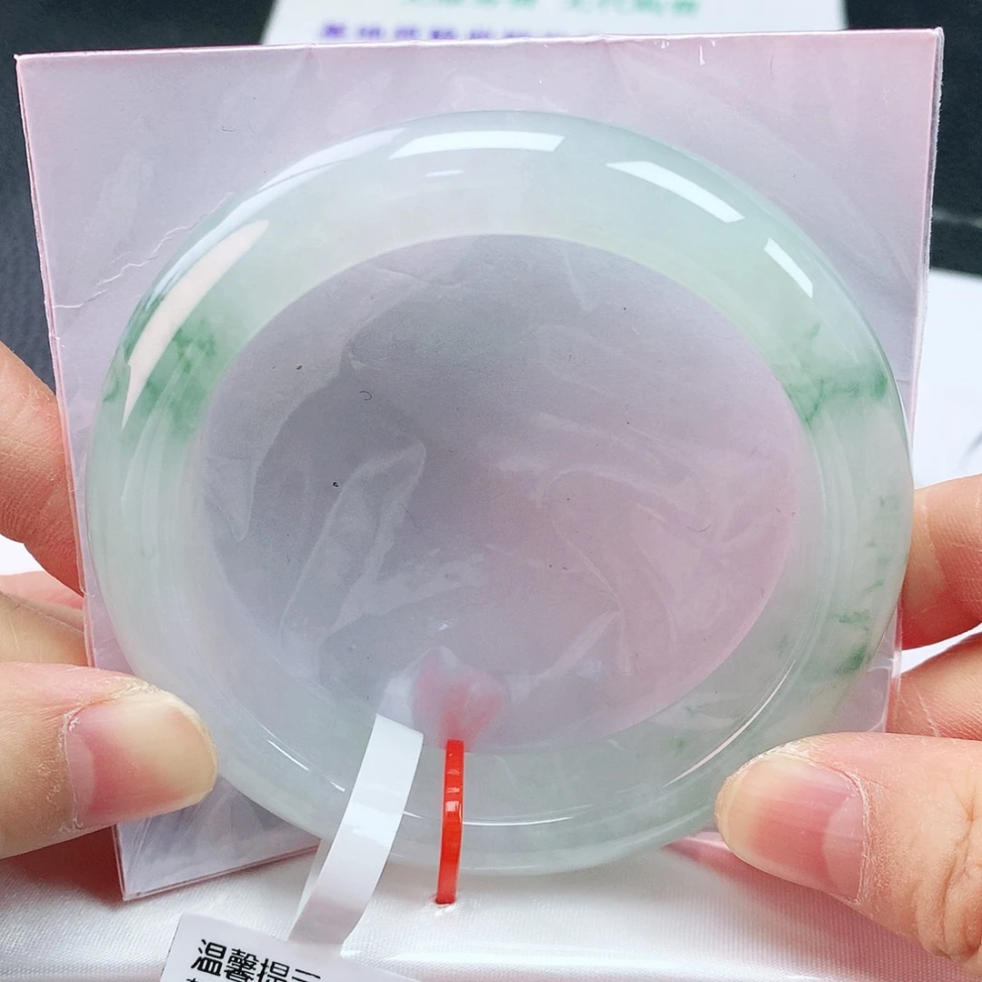 翡翠手镯未镶嵌57圈