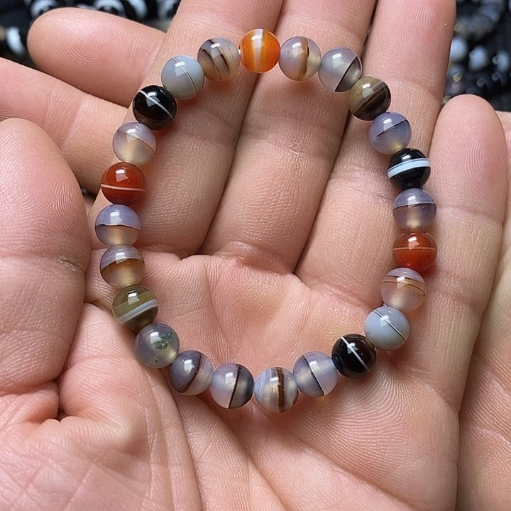 玛瑙/玉髓手链未镶嵌