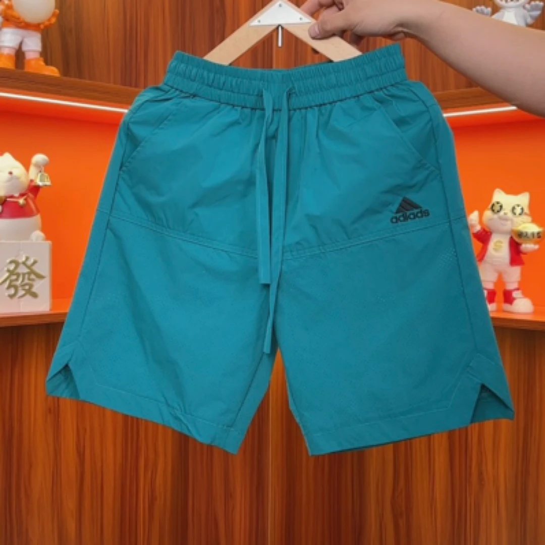 夏季新款刺绣透气打孔百搭短裤312