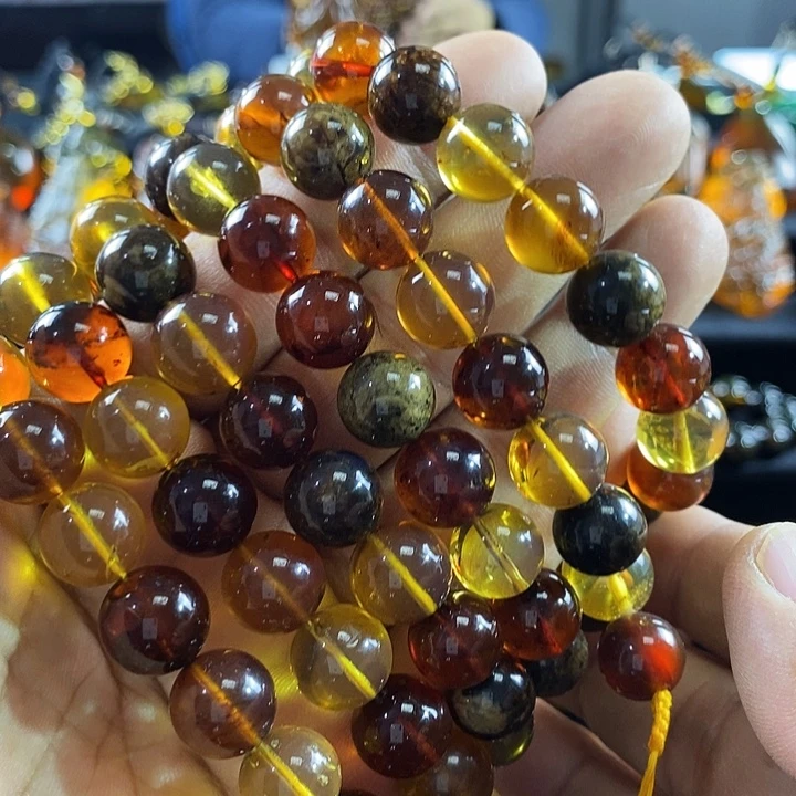 琥珀未镶嵌吊坠(不含链)一