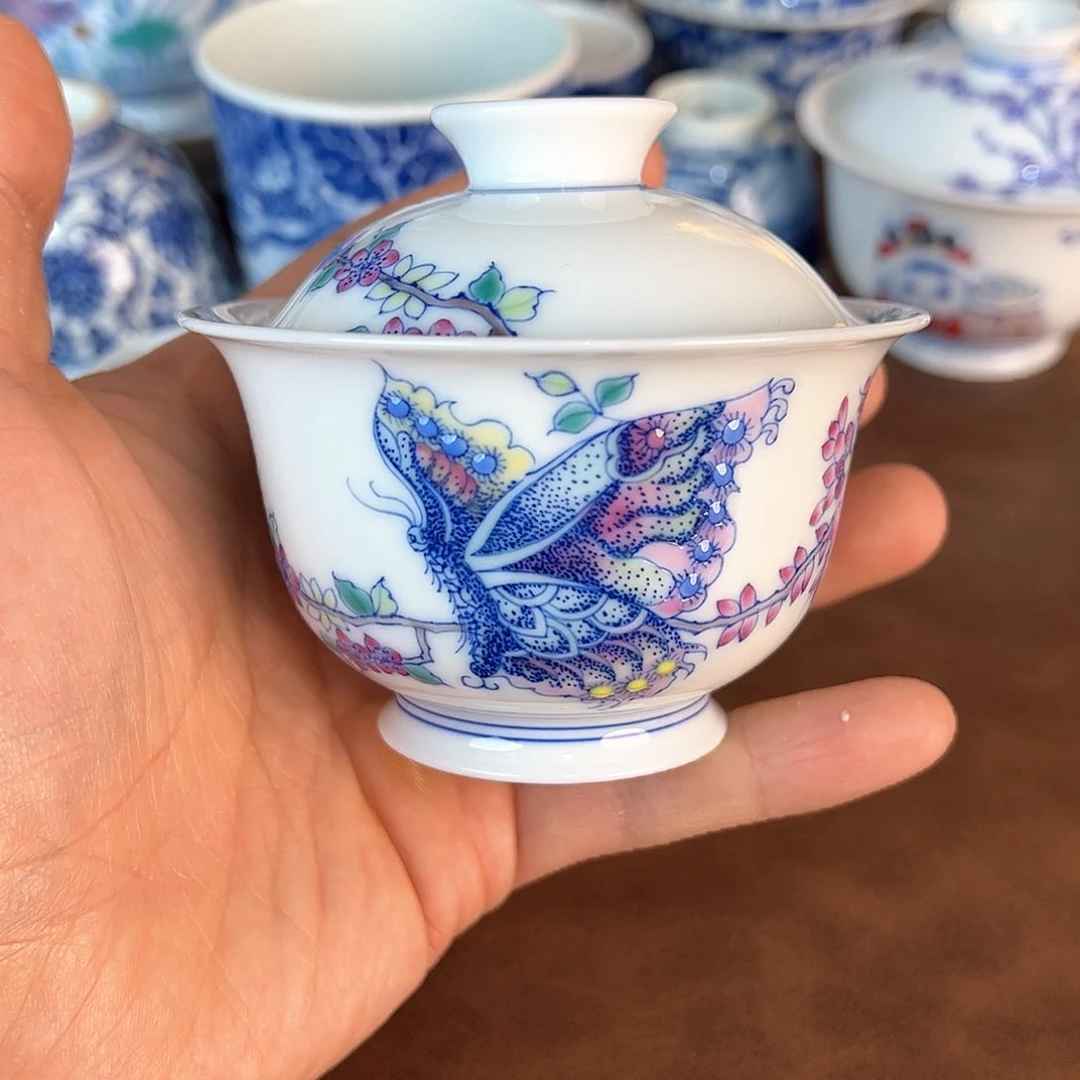 杯?****࿐景德镇全手工手绘陶瓷