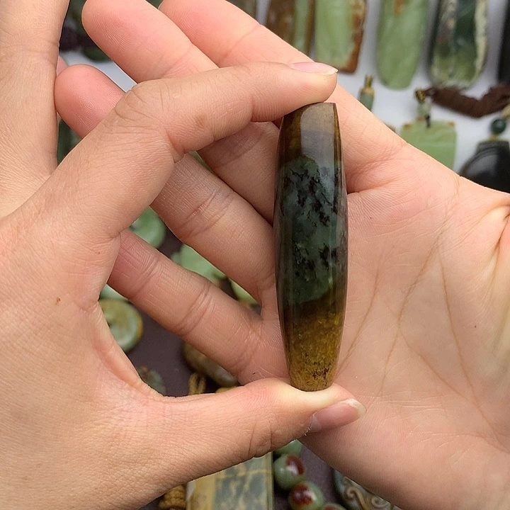 岫岩河磨玉（透闪石质玉）未镶嵌挂件