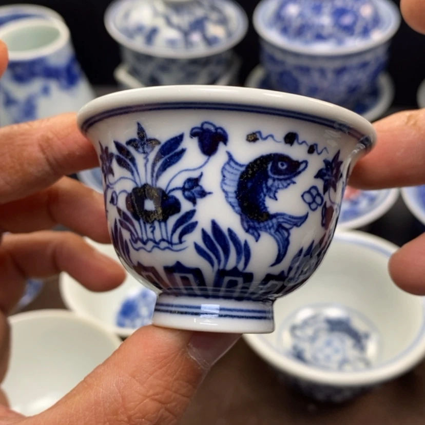 【闪购商品】景德镇青花主人杯