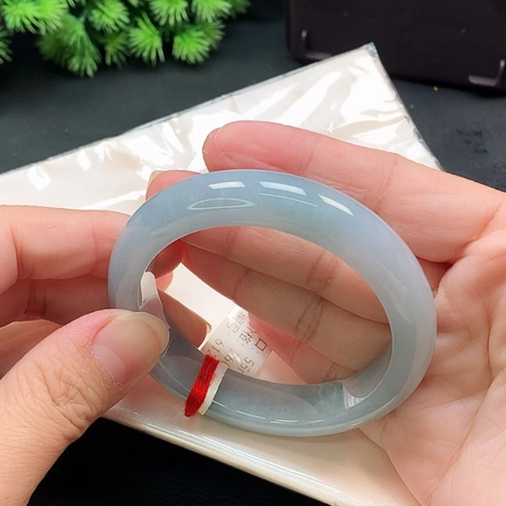 翡翠未镶嵌手镯手镯55
