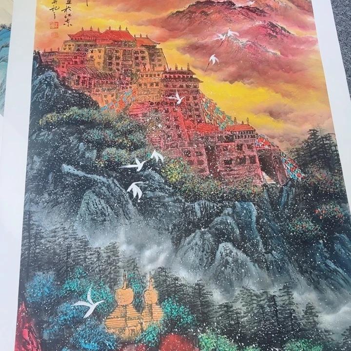 手绘作品节日大不甩货