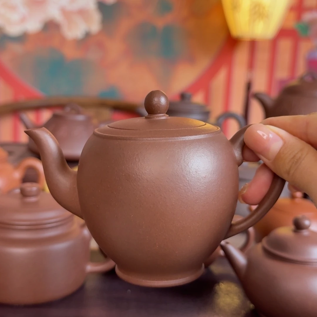 鞍***钱茶壶紫砂宜兴紫砂