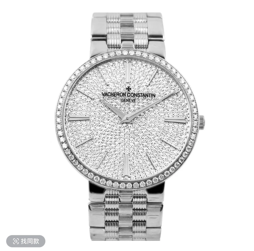 95新 Vacheron Constantin/江诗丹顿 传承系列 手动原钻18k金38mm