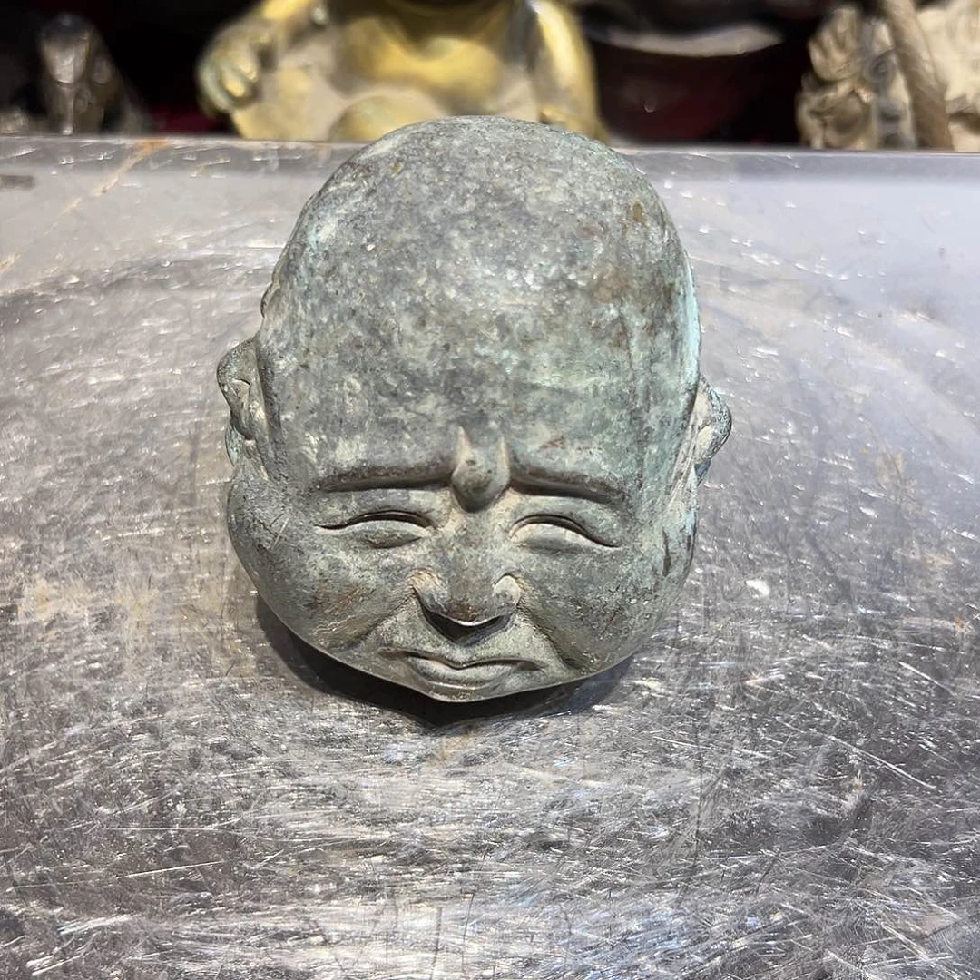 玄***人黄铜摆件，文房摆件工艺品